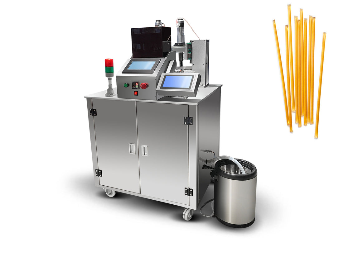 How to pack the honey into the plastic straws? - CECLE Machine