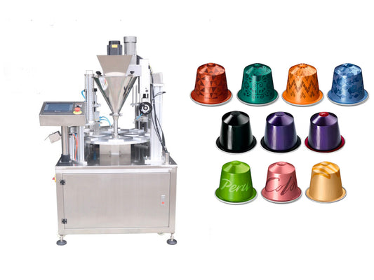 Making Nespresso Capsule with a Fully Automatic Filling and Sealing Machine - CECLE Machine