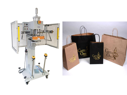 Shopping bag hot stamping - CECLE Machine