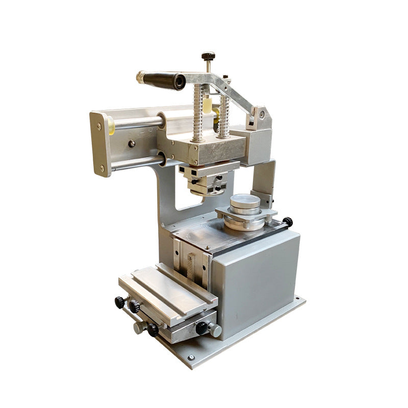 Single Color Closed Ink Cup Pad Printing Machine, Manual Small Pad Printer Equipment For Softball