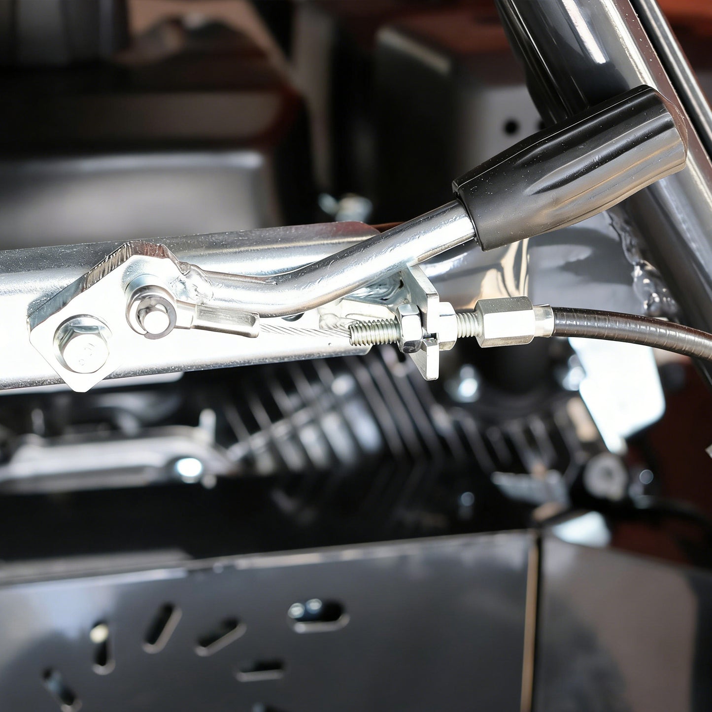 660 lb. Loading Capacity Wheel Barrow, Gas Powered Dumper Garden Cart, , Briggs CR950, 208cc 6.5HP, 3F+1R Gearbox, Four-Wheel Drive