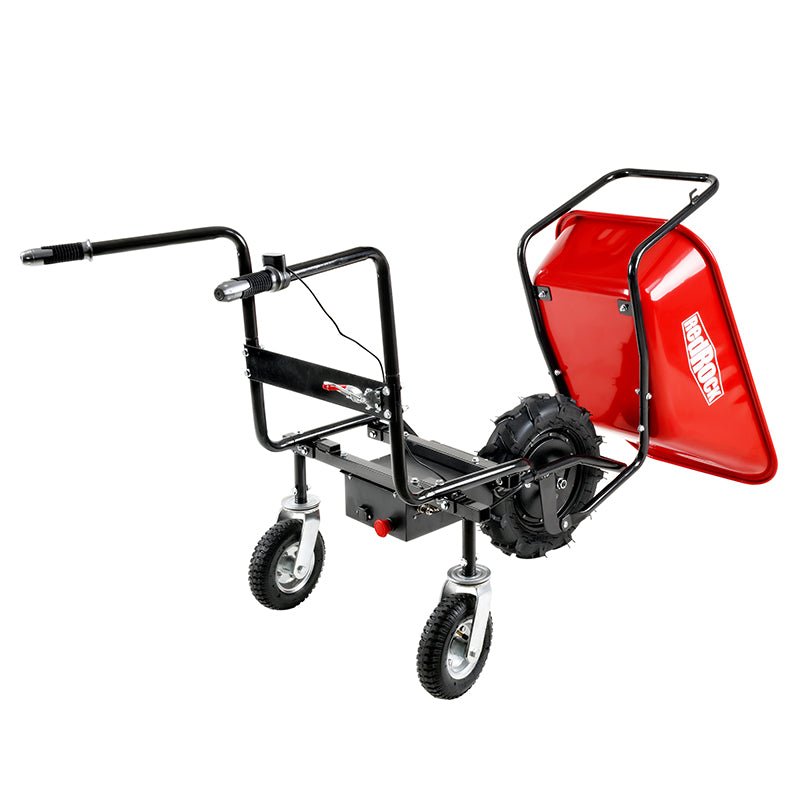 Electric wheelbarrow Electric 24v 500w Brushless Motor System, 78L garden cart
