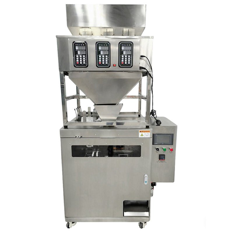 Multifunction Three - head Electronic Packing Scale Packing Machine, Granule Stand Up Pouch Filling And Sealing Machine