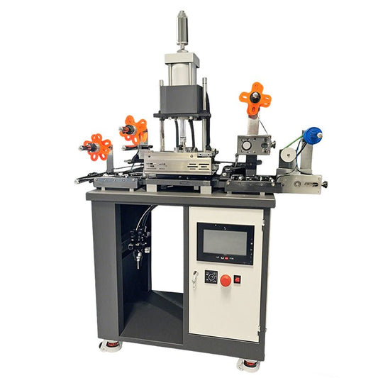 Ribbon roll hot stamping machine, Continuous ribbon rolling gilding hot stamping machine , roll to roll hot foil stamping machine