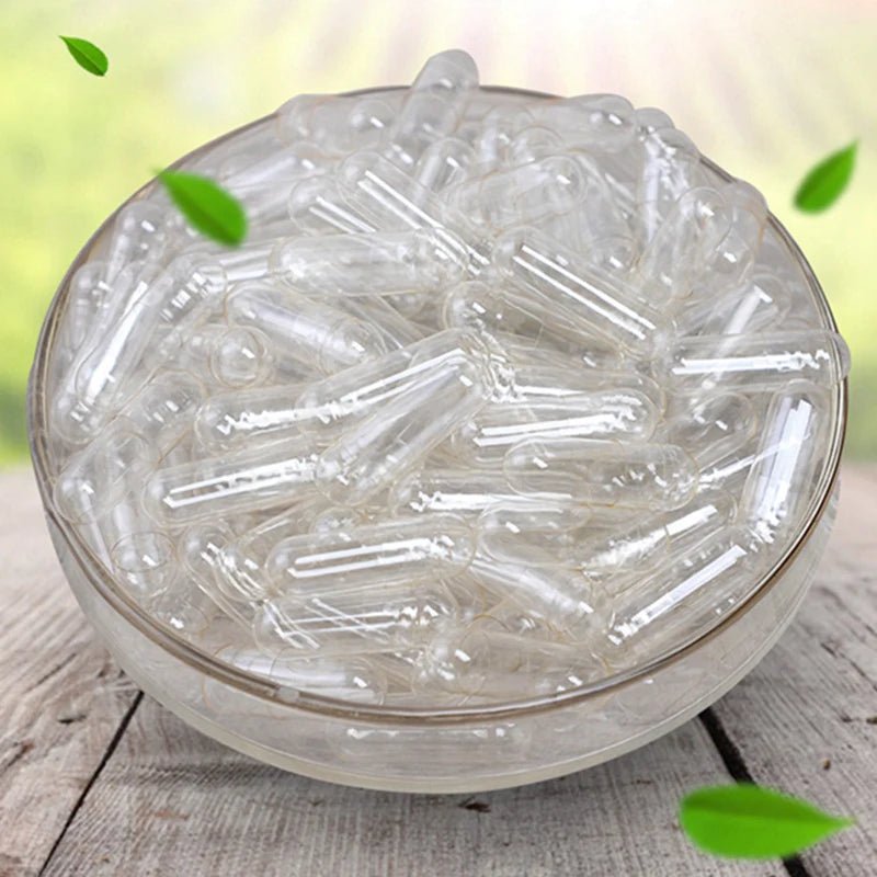 1000 Pcs Empty Gelatin Capsul Size 0 1 2 3 BULK Kosher Halal Gel Caps Bule
