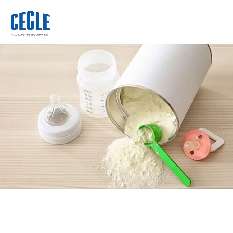 ADF-500 automatic powder filling machine for disinfecting powder, talcum powder, milk powder, wheat flour - CECLE Machine