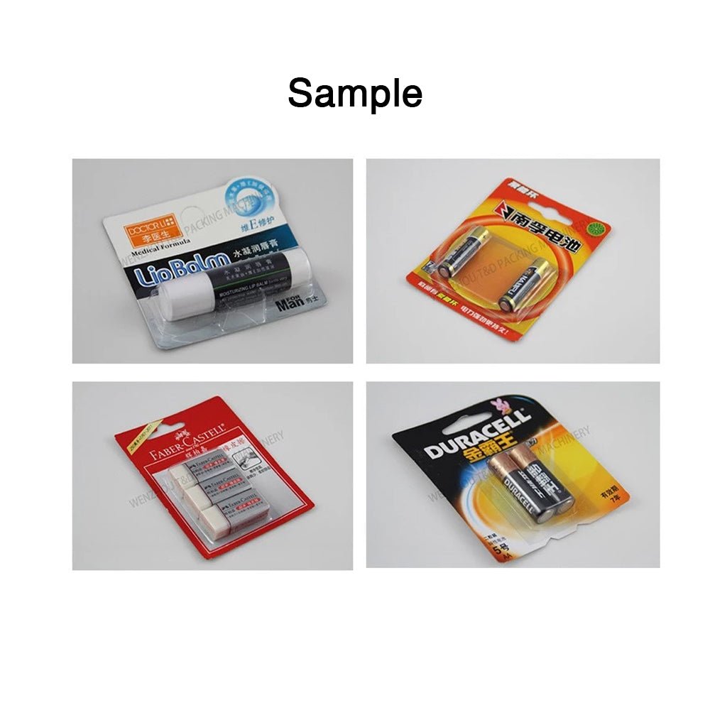 Blister sealing machine blister card sealing machine automatic blister packaging packing machine with rotating table