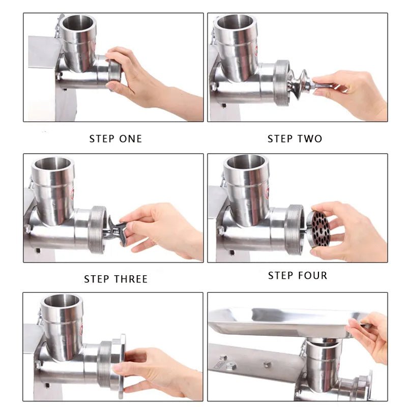 Commercial household high-efficiency ground meat machine electric meat grinder - CECLE Machine