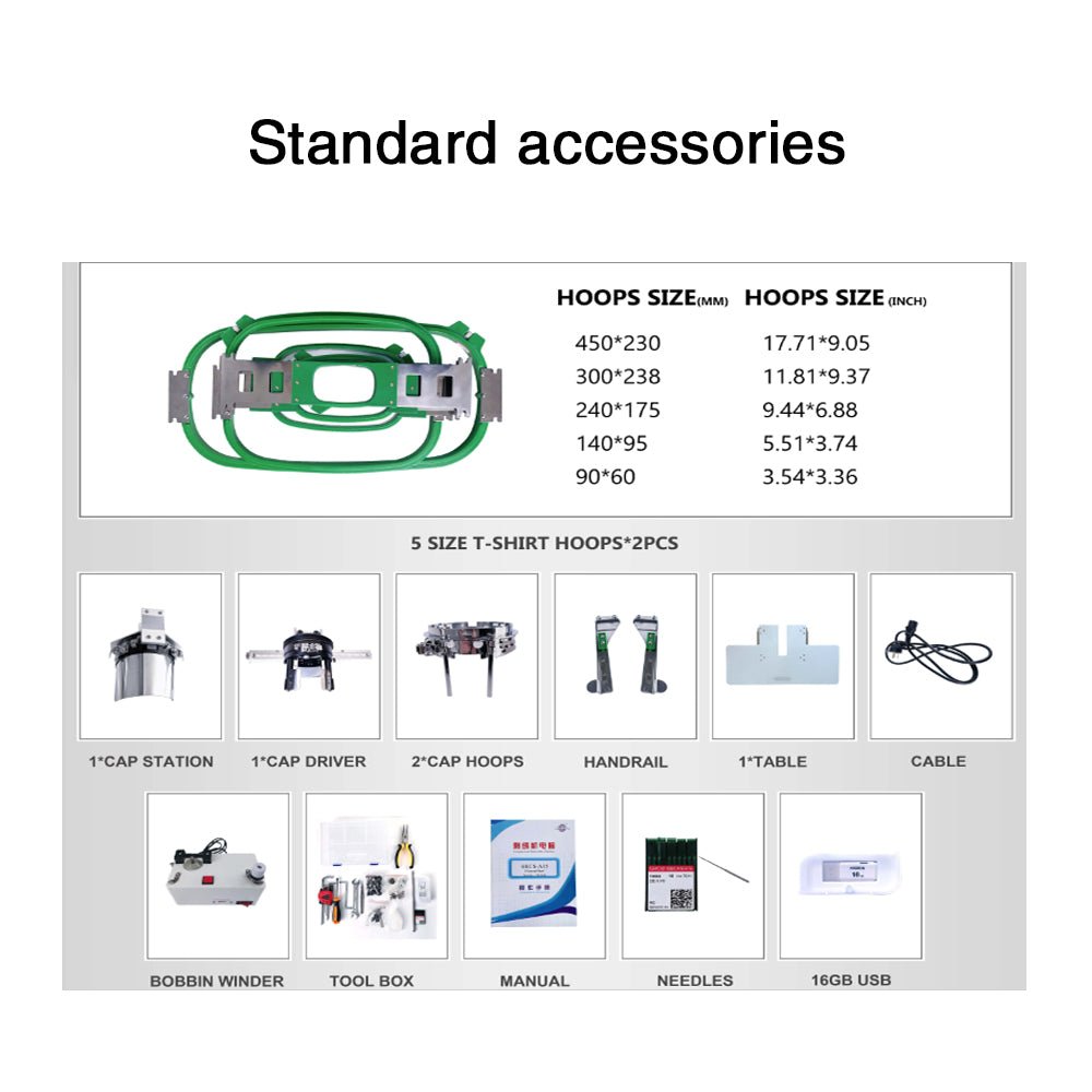 Commercial use of industrial 15 needles computerized embroidery machines US stocks - CECLE Machine