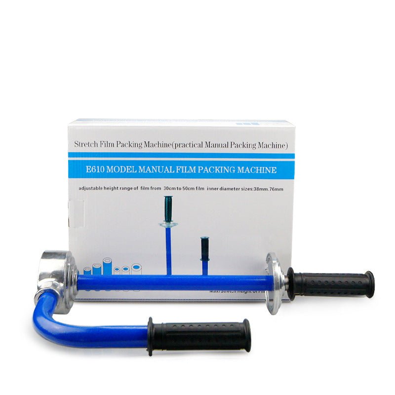 E610 Manual Stretch Shrink Film Wrapping Hand Tools Stretch Film Protector Dispenser Handles - CECLE Machine