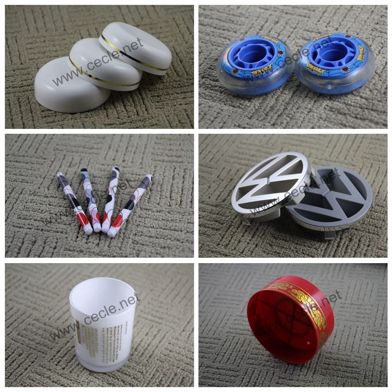 Pneumatic semi-auto fine-tuning table hot foil stamping machine for papers - CECLE Machine