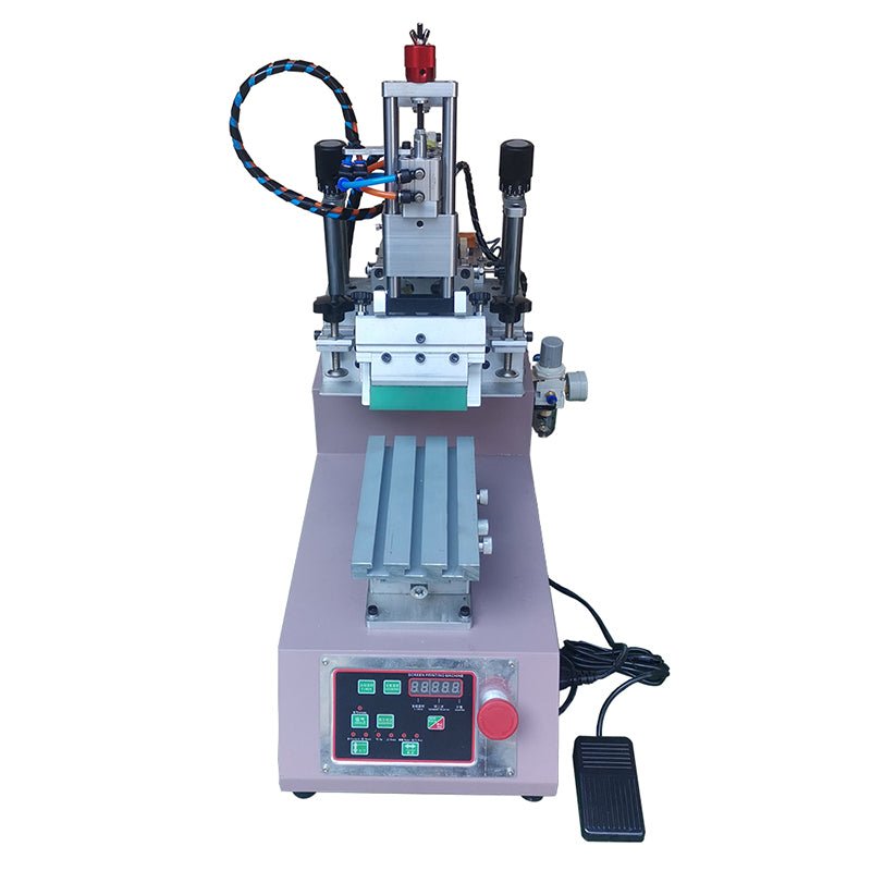 Semi-automatic Flat Screen Printing Machine For Phone Case,Oblique Arm Screen Printer - CECLE Machine
