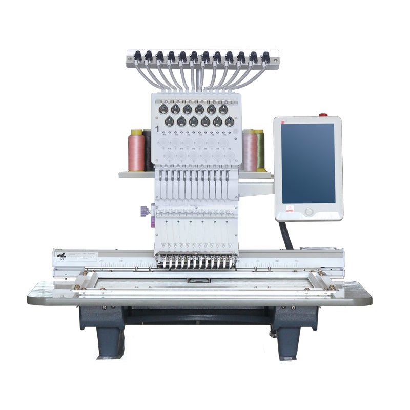 Single Head 12 needles Embroidery Machine With different embroidery areas for choice - CECLE Machine