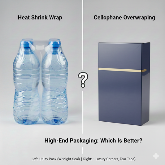 Heat Shrink Wrap vs. Cellophane Overwrapping: Which is Better for High-End Packaging?