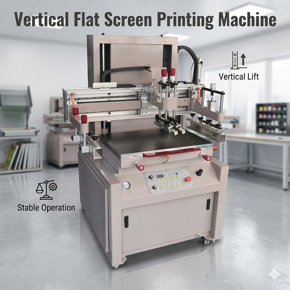 The Workhorse of Industrial Printing: Why Choose a Vertical Flatbed Screen Printing Machine?