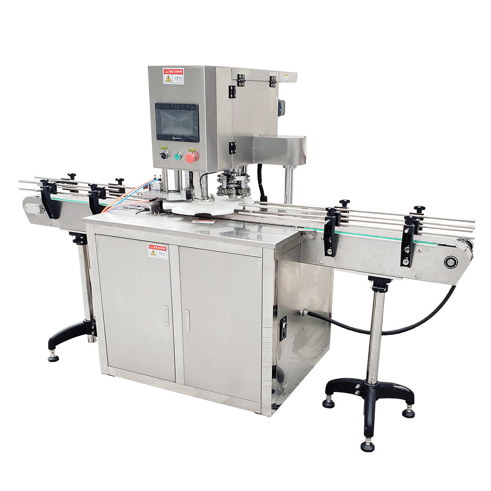 what is AUTOMATIC ELECTRIC ROUND BOTTLE SEALING CAN SEAMER MACHINE, CAN CAPPING MACHINE