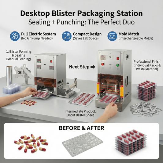 The Ultimate Guide to Small-Batch Blister Packaging: Sealing & Cutting Made Easy (ETBP-180 & ETBC-180)
