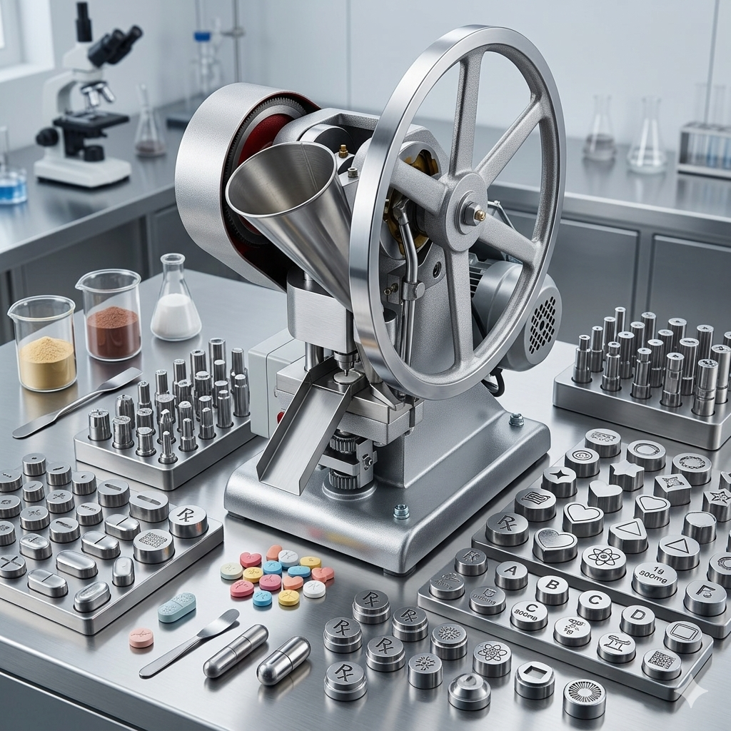 Single Punch Tablet Press Tooling | Custom Molds & Die Sets