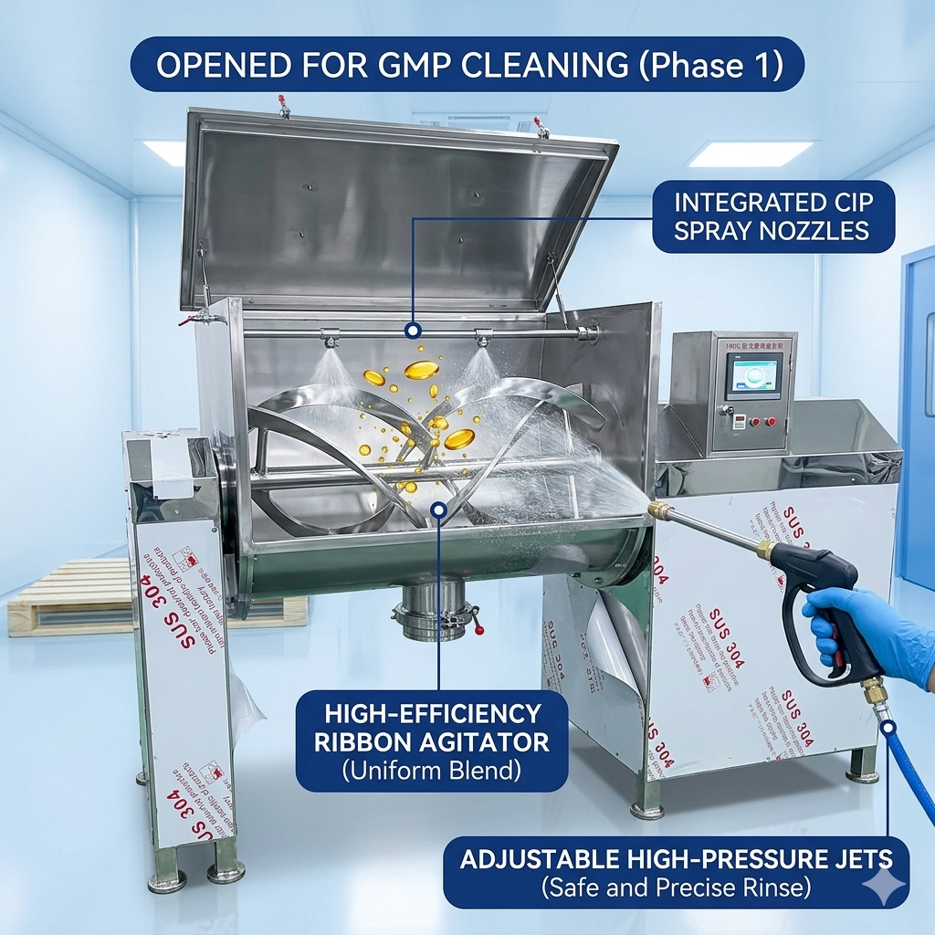 Ribbon Blender Cleaning Guide | Efficient Large-Batch Mixing | Cecle ...