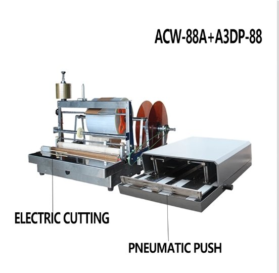 ACW-88A + A3DP-88 Semi-auto cellophane wrapping machine for perfume box - CECLE Machine - view 2