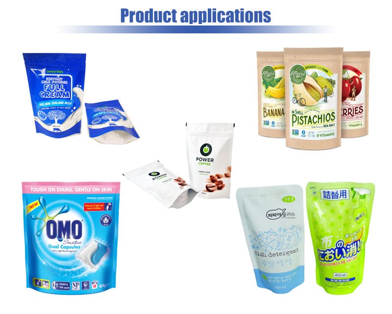 Automatic Liquid/Paste stand up Pouch Filling and Sealing Machine ,zipper bag packaging machine for juice/chili sauce/ke - view 3