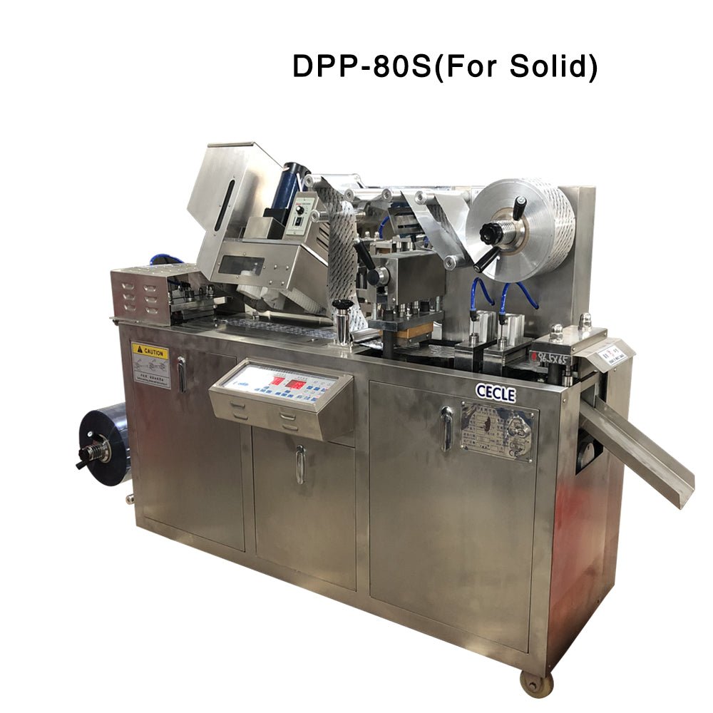 Blister packing machine DPP-80 Automatic Aluminum Foil Packing Machine,For Capsule,Pill,Coffee,Alcohol,Honey,Oil - view 2