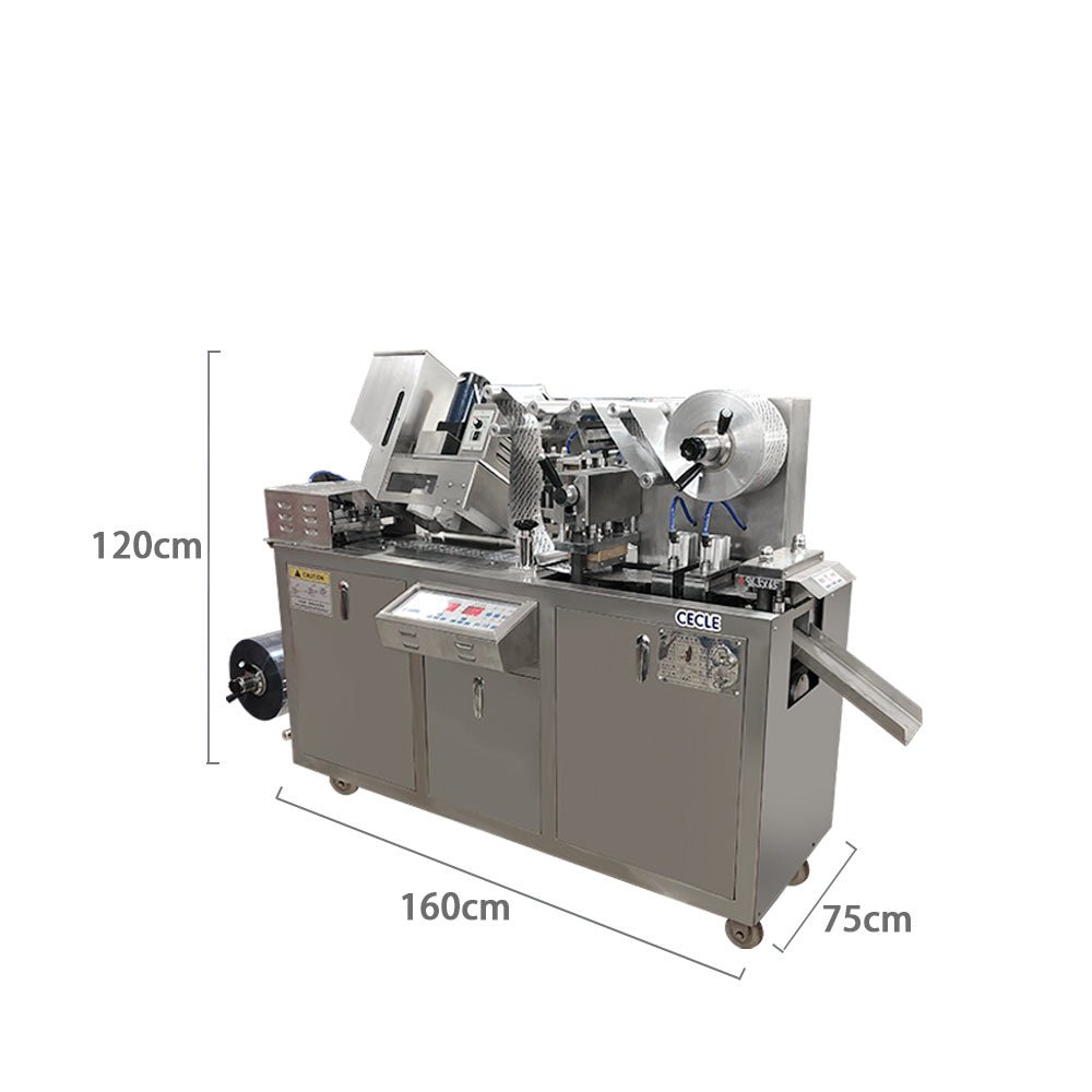 Blister packing machine DPP-80 Automatic Aluminum Foil Packing Machine,For Capsule,Pill,Coffee,Alcohol,Honey,Oil - view 4