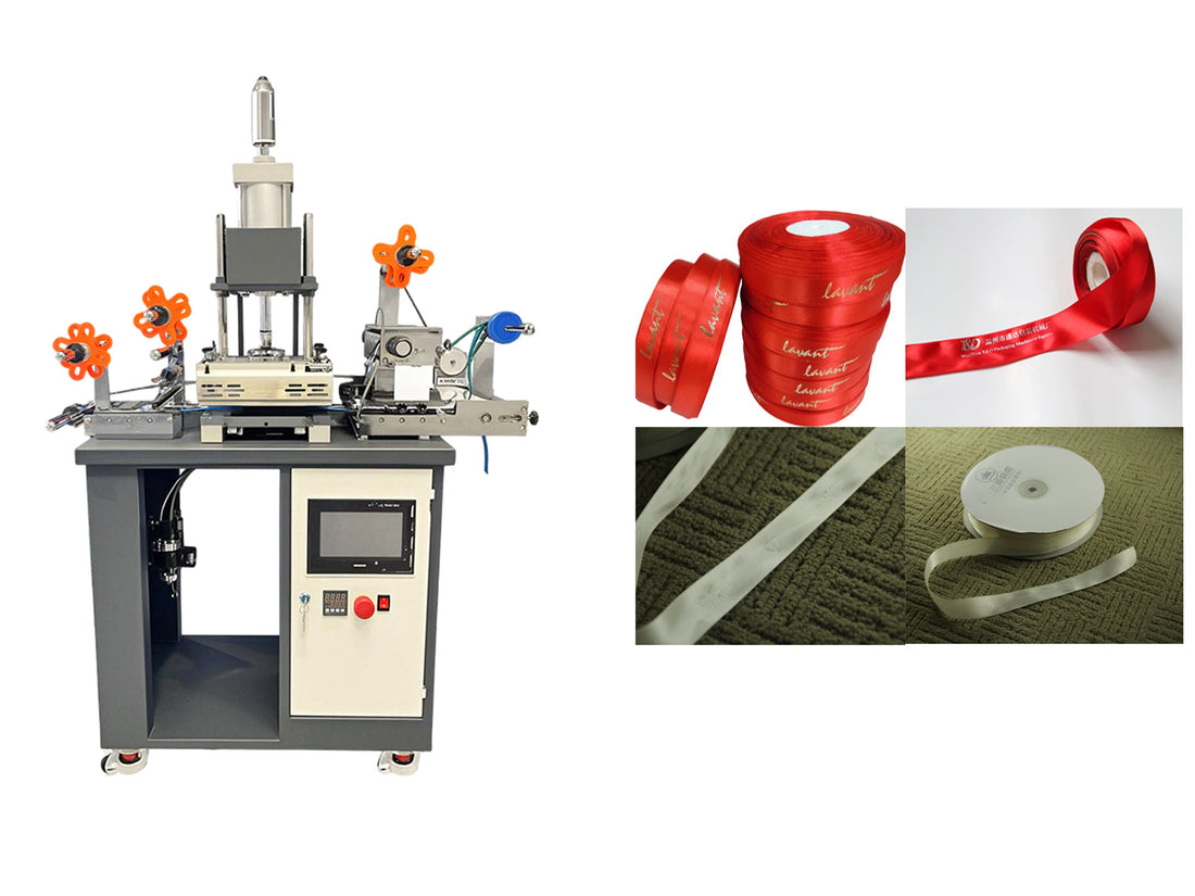 How the satin ribbon roll be foil stamped? - CECLE Machine