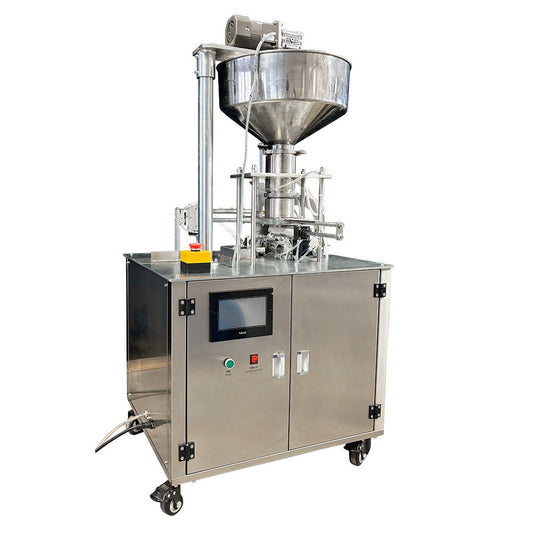 Food grade stainless steel semi-automatic triangular curry puff forming equipment