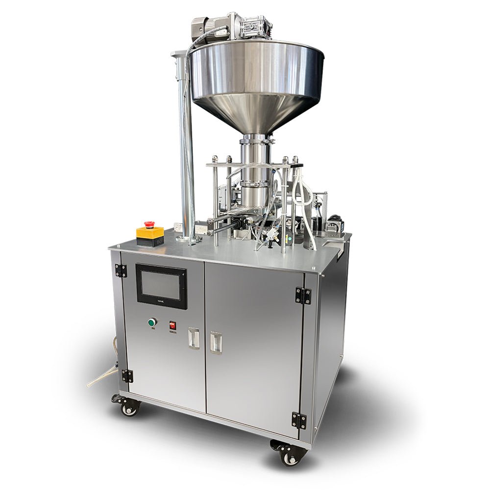 Large capacity stainless steel filling hopper of the semi-auto curry puff maker