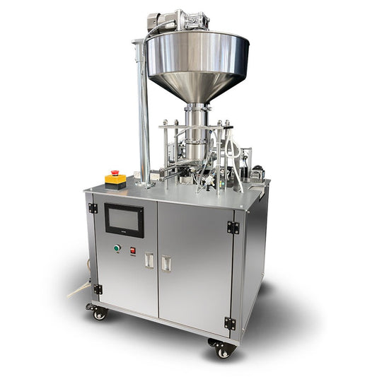 Large capacity stainless steel filling hopper of the semi-auto curry puff maker