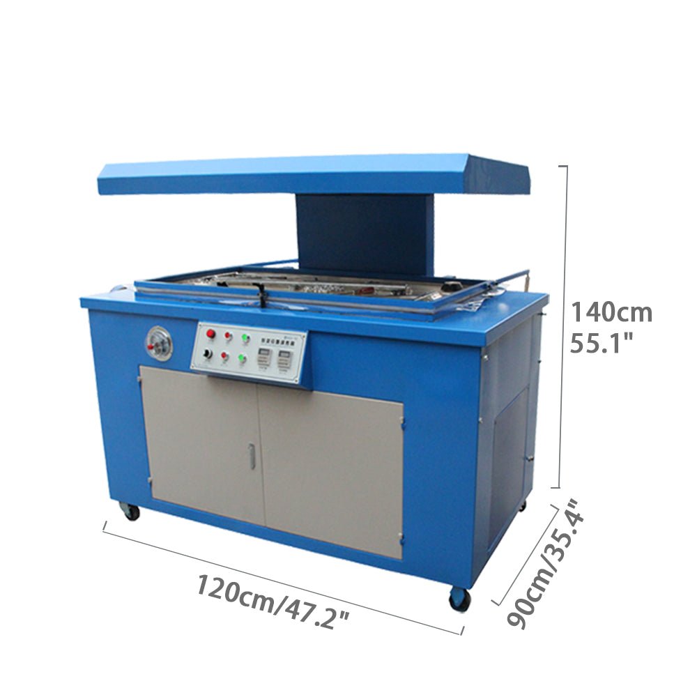 Oversized Saw Blades and Long Tools Packed with SP-1100 Skin Packer