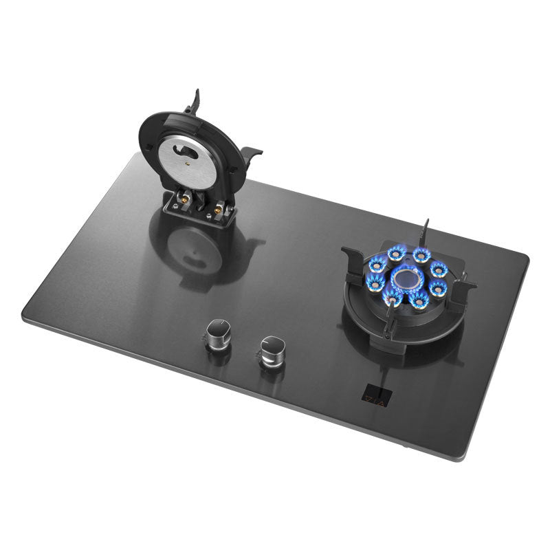 Household kitchen dual head hot gas stove - CECLE Machine