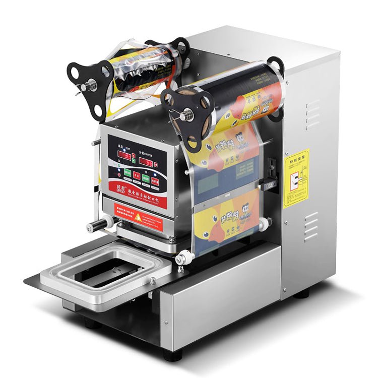Cecle Machine Tray Sealing Machine Plastic Container Food Tray Box Packer Sealing ...