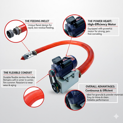 Farm Wheat Rapeseed Cottonseed Corn Rice Suction Machine Portable Grain Screw Conveyor System