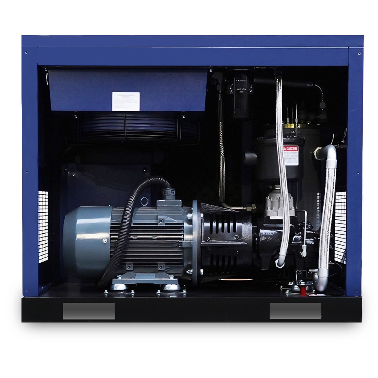20HP Rotary Screw Air Compressor, 74CFM, 125PSI, 208-230V 3PHASE 60HZ, Fixed Speed Compressor, Industrial-Grade, Heavy Duty Air Compressed System