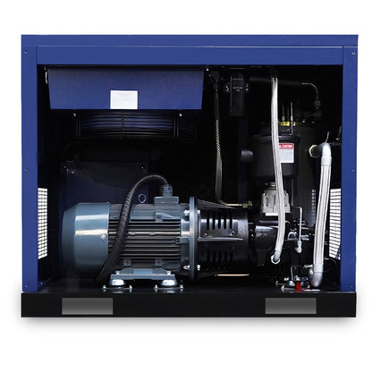 20HP Rotary Screw Air Compressor, 74CFM, 125PSI, 208-230V 3PHASE 60HZ, Fixed Speed Compressor, Industrial-Grade, Heavy Duty Air Compressed System
