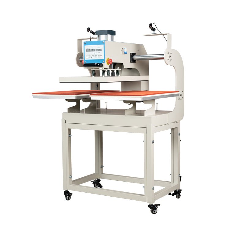 16″x24″ Pneumatic Up Sliding Dual Platen Heat Press Machine with Infrared Positioning