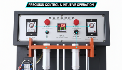 TS-80 semi automatic aluminum plastic tube sealing machine