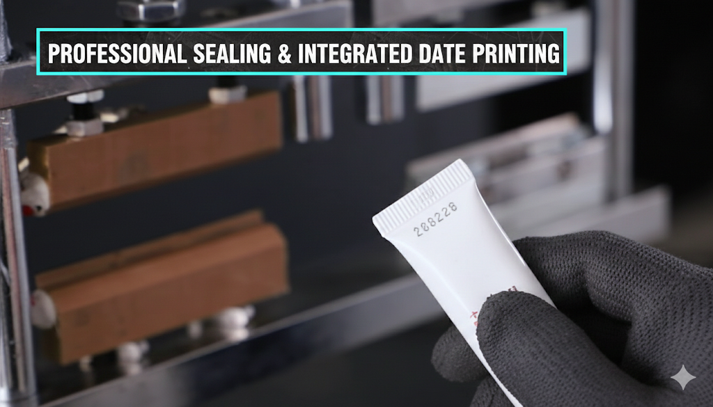 TS-80 semi automatic aluminum plastic tube sealing machine