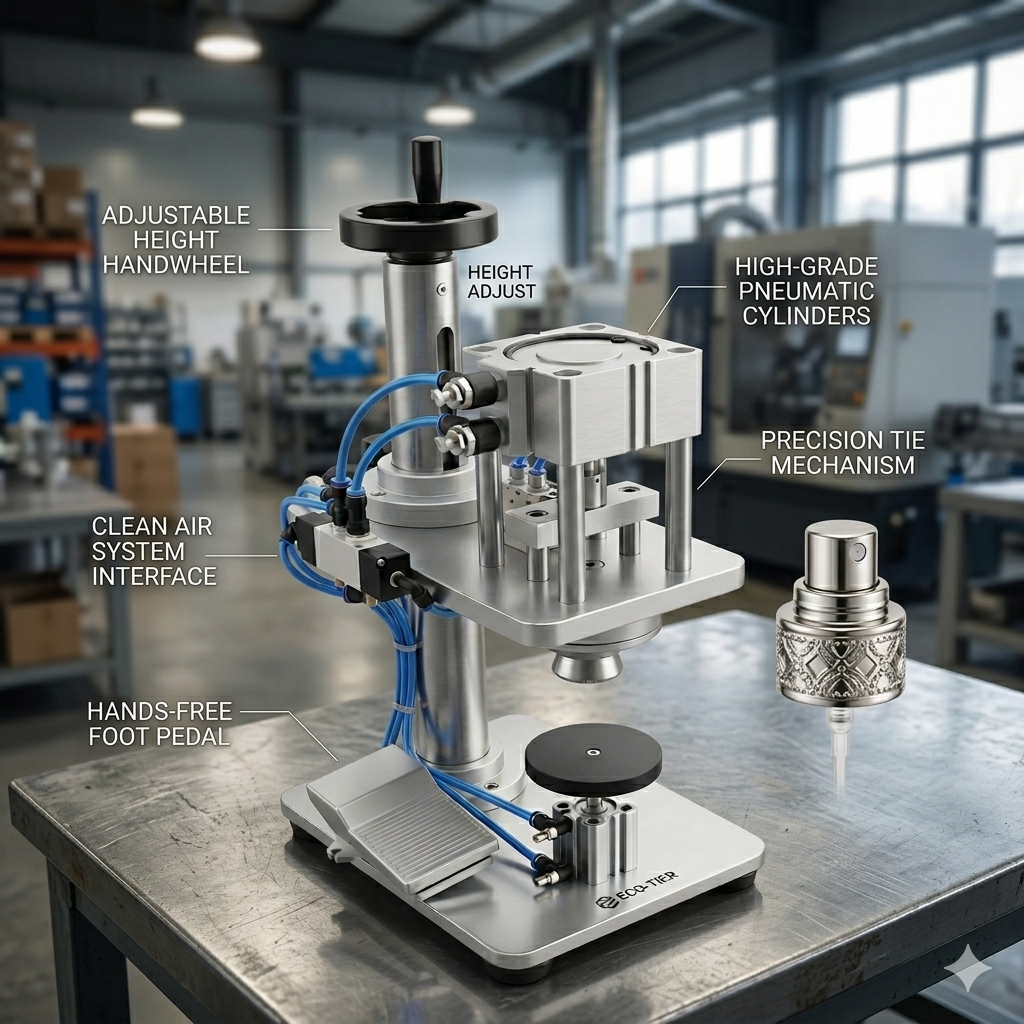 PC-88 semi automatic pneumatic perfume bottle crimping machine, perfume bottle capper