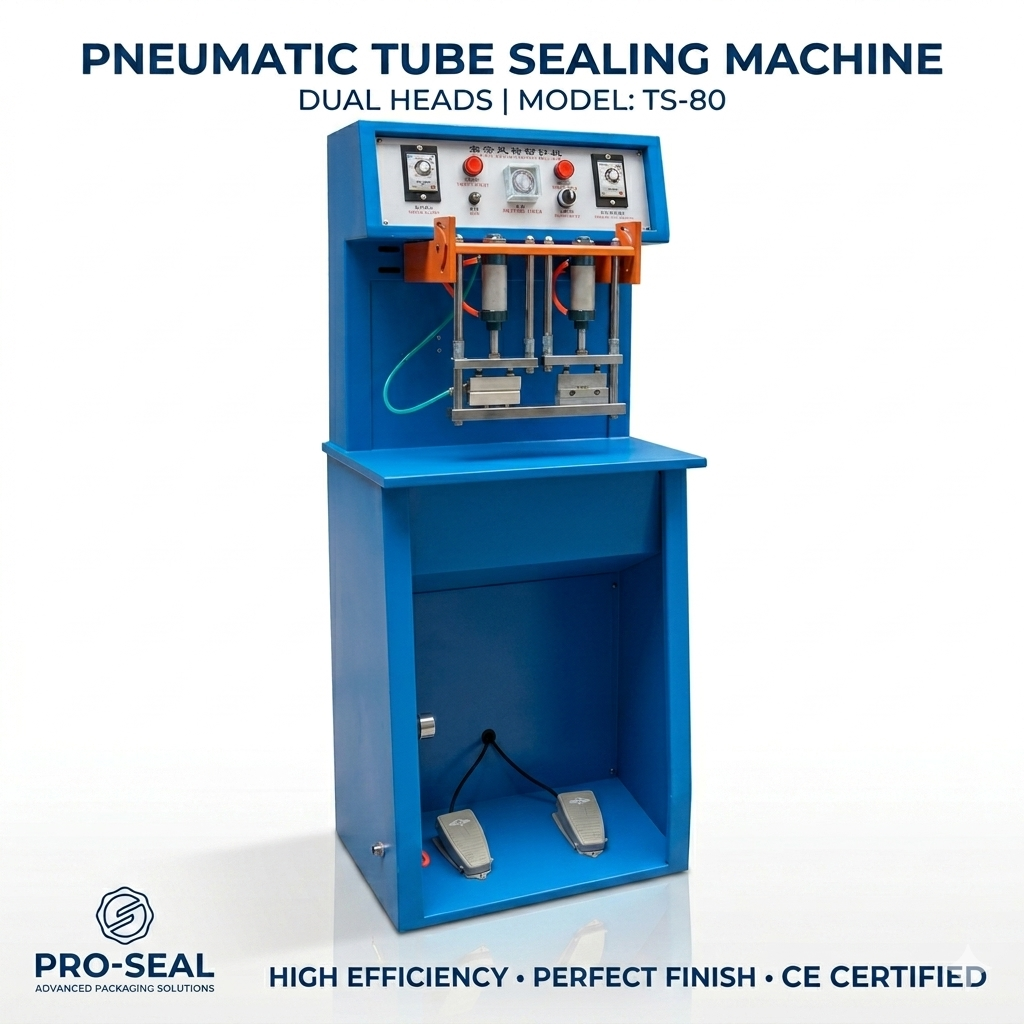 TS-80 semi automatic aluminum plastic tube sealing machine