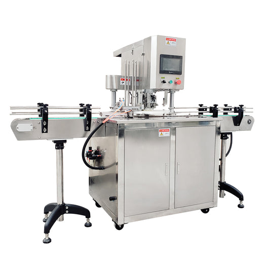 AUTOMATIC ELECTRIC ROUND BOTTLE SEALING CAN SEAMER MACHINE, CAN CAPPING MACHINE