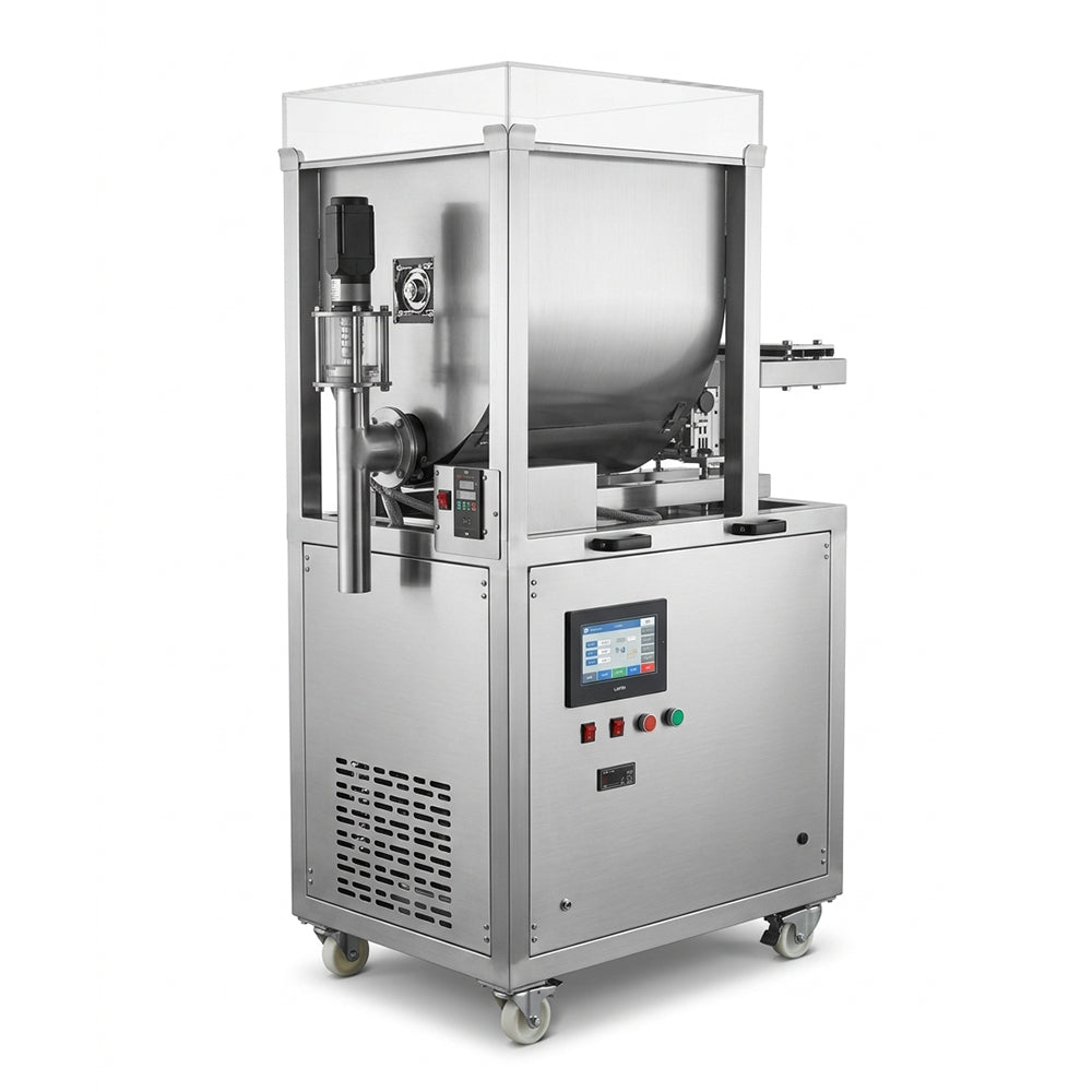 Horizontal Loss-in-Weight Ice Cream Dosing & Filling Machine with Jacketed Screw Feeder