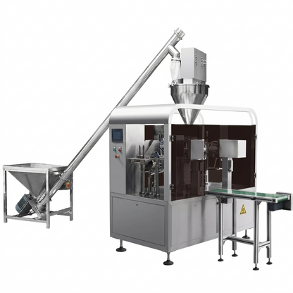 Automatic Powder Stand Up Pouch Filling and Sealing Machine for milk/coffee/spice , premade pouch packaging machine price
