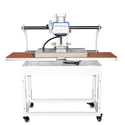 Macchina da stampa a caldo pneumatica a doppia stazione, con piano estraibile, 40*60 cm, per stampa su T-shirt