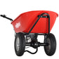 Wheelbarrow Utility Cart Electric Powered 24V DC 180W AGM Battery 330lbs Max Capacity Barrel Dump Material Debris Hauler