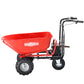 Wheelbarrow Utility Cart Electric Powered Cart 48V28Ah 500W Capacity 500lbs Material Debris Hauler 1000lbs Towing