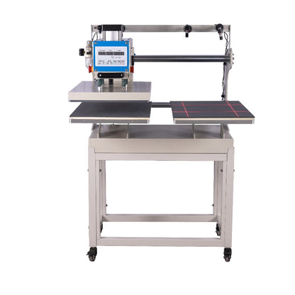 16″x24″ Pneumatic Up Sliding Dual Platen Heat Press Machine with Infrared Positioning