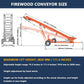 Firewood Conveyor with B&S Engine 6.5HP 208cc Gasoline Powered 19.7" Width PVC Belt Wood Conveyor